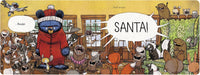 Santa Bruce Board Book with Stained Page Edges