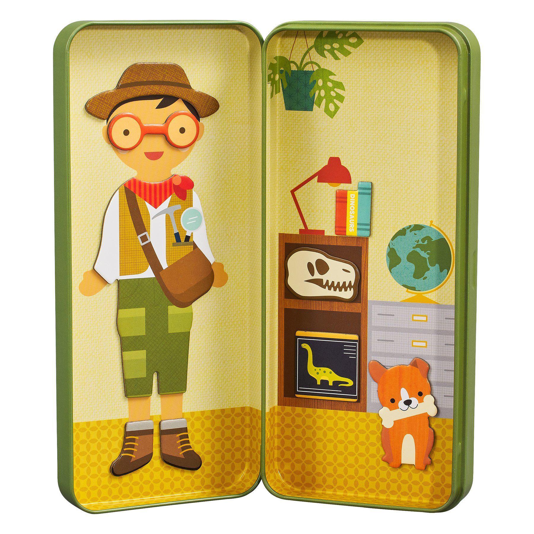 Shine Bright Travel Magnetic Dress Up Sets - Dinosaur Discovery