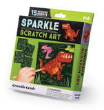 Sparkle Scratch Art Activity Set - Dinosaur