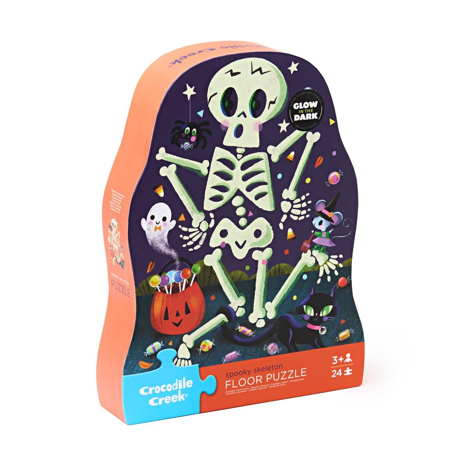 Spooky Skeleton 24-Piece Floor Puzzle