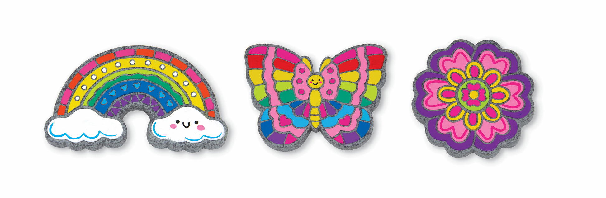 Stepping Stones Painting Set - Butterfly Rainbow