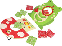 Toadstool Toss Wooden Cornhole Game