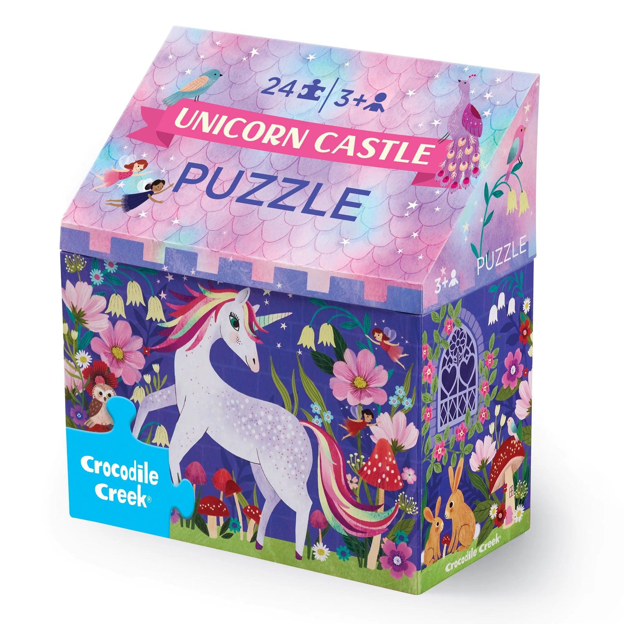 Unicorn Castle 24-Piece Little Building Puzzle