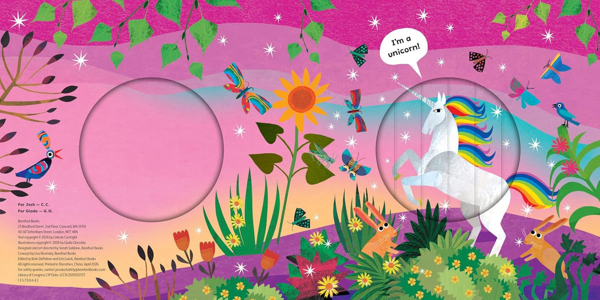 Unicorns and Other Creatures of the Earth: A Slide-and-See Book