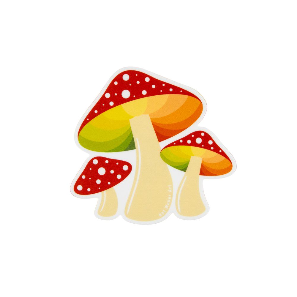 Vinyl Stickers by Kat Weber Art - Shroom