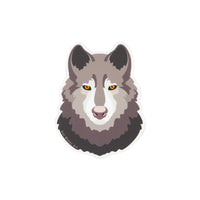 Vinyl Stickers by Kat Weber Art - Wolf