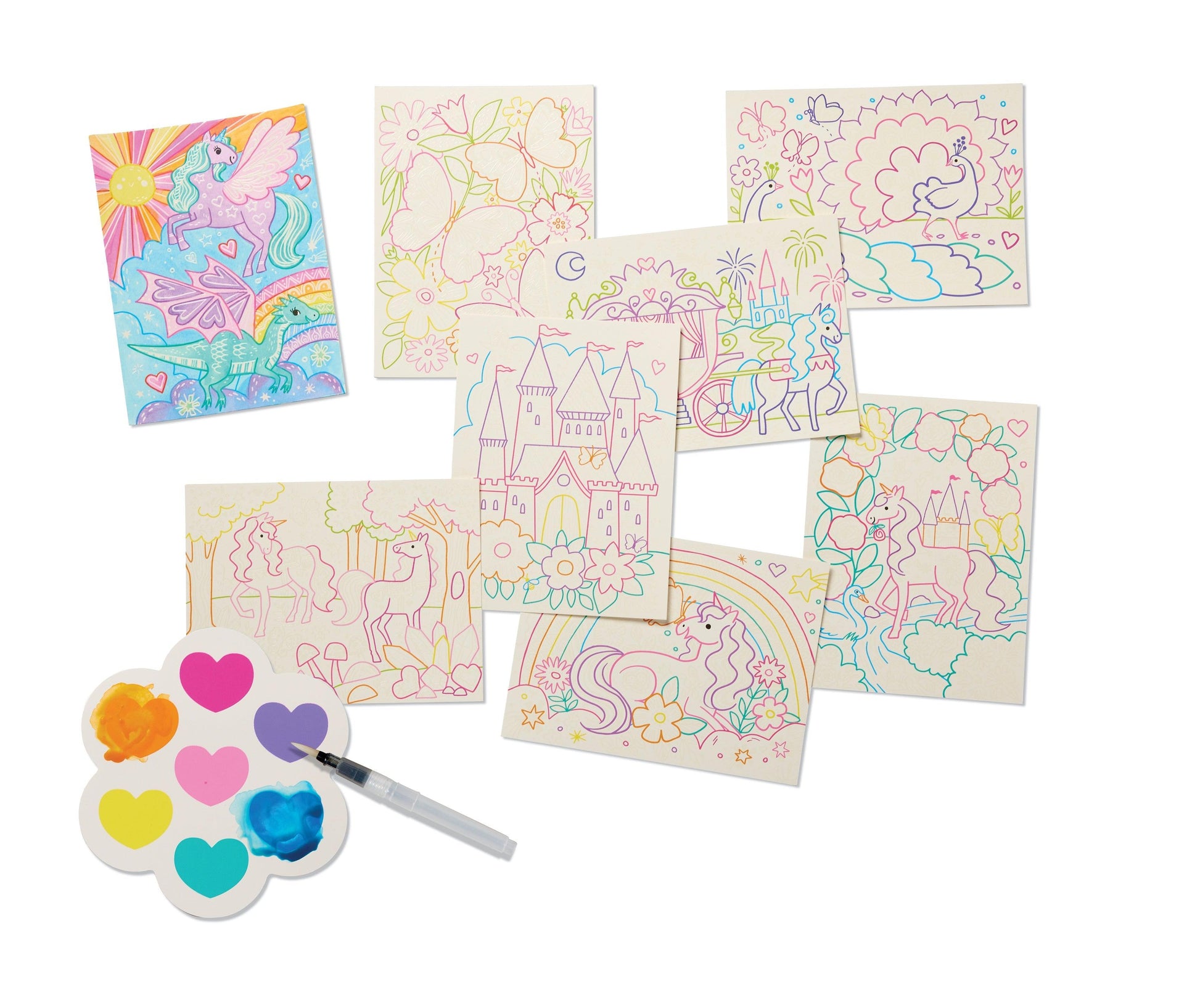 Watercolor Magic Set - Unicorn Dreams