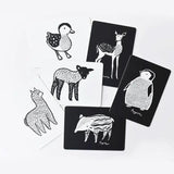 Baby Animal High-Contrast Art Cards