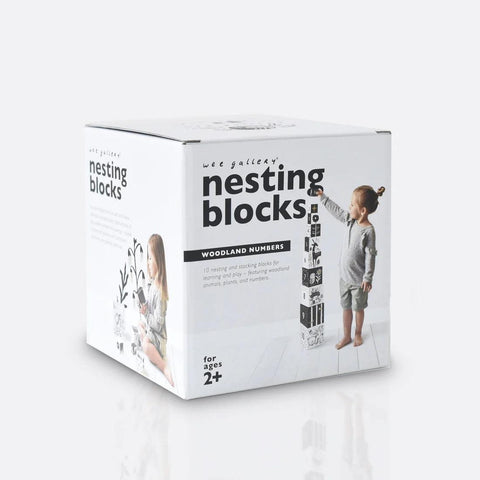 Wee Gallery Nesting Blocks - Woodland Numbers