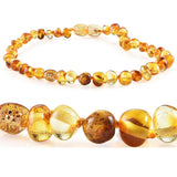 Amber Necklaces by R.B. Amber Jewelry (Small - 10-11") - Polished Honey