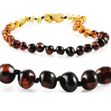 Amber Necklaces by R.B. Amber Jewelry (Small - 10-11") - Polished Rainbow