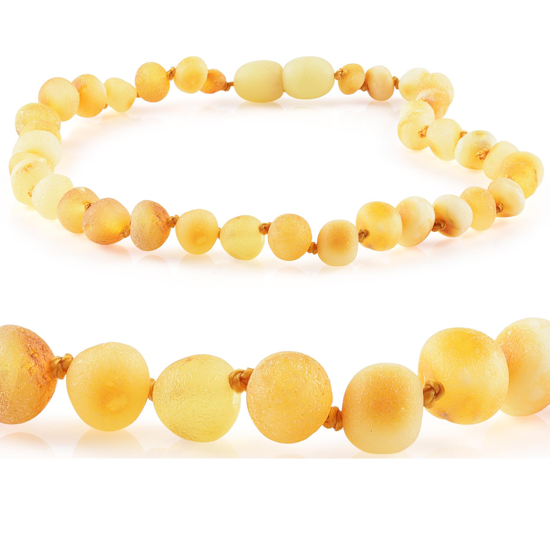 Amber Necklaces by R.B. Amber Jewelry (12 - 13") - Raw Butter