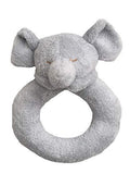 Angel Dear Ring Rattle - Grey Elephant