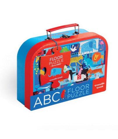 Animal ABC 24-Piece Floor Puzzle with Case