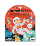 Coloring Books with Stickers - Outer Space