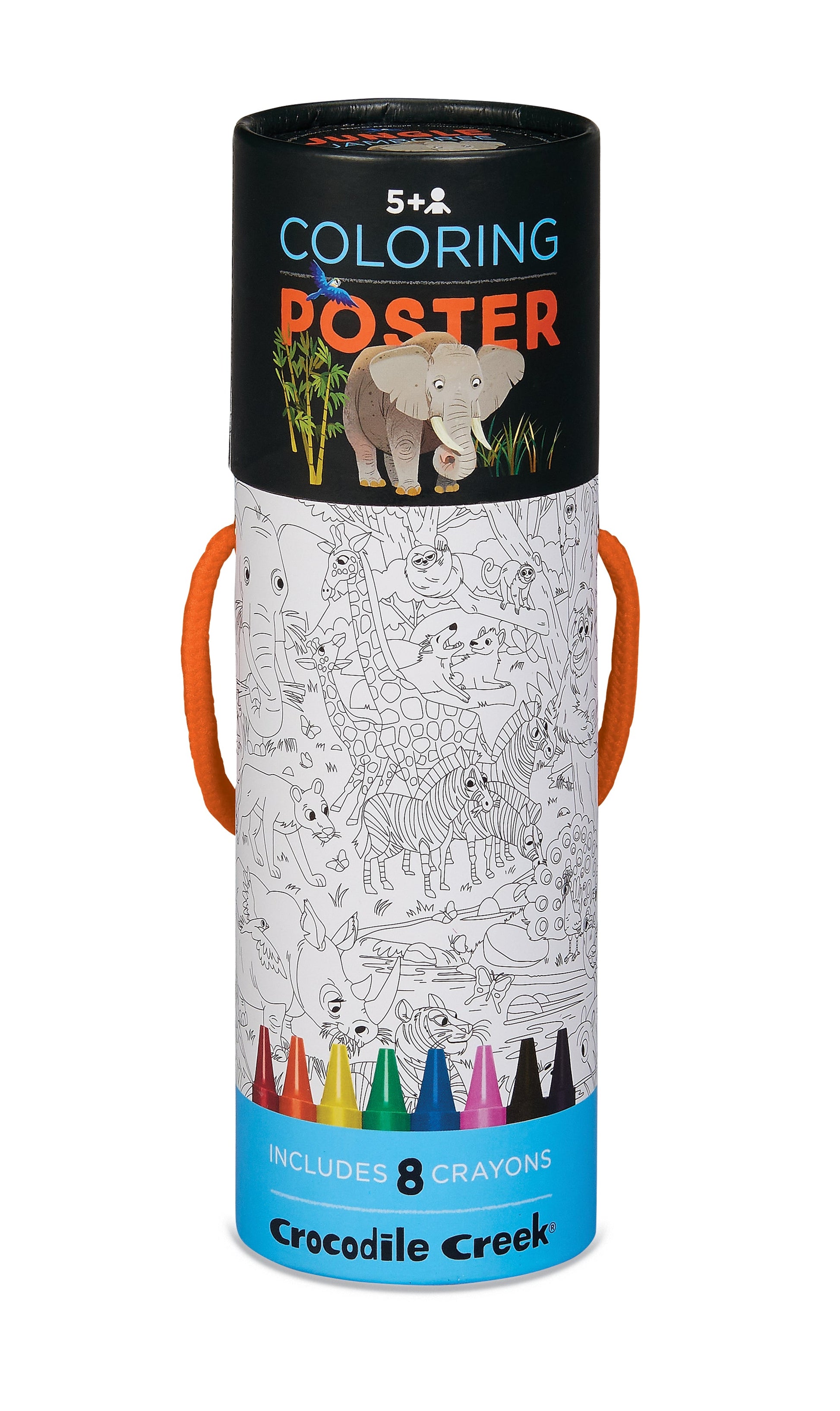 Coloring Poster Art Set - Jungle Jamboree