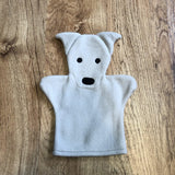 Fleece Hand Puppet - Stone Dog