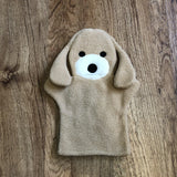 Fleece Hand Puppet - Tan Dog w/ Long Ears