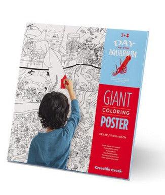 Giant Coloring Posters - Day at the Aquarium