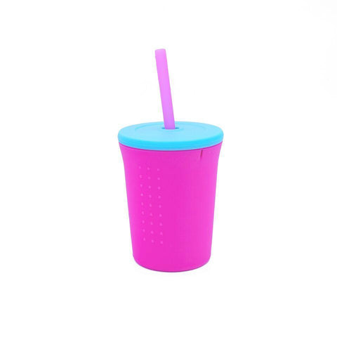 12oz Kids Toddler Straw Cup with Lids,Spill Proof children