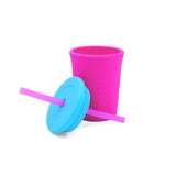 Silikids 12 oz Straw Cup - Berry/Sea