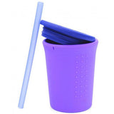 Silikids 12 oz Straw Cup - Cobalt/Purple