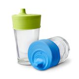 Siliskin Sippy Top 2-Pack - Blue/Green