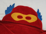 Hooded Bath Towel - Superhero (Red)