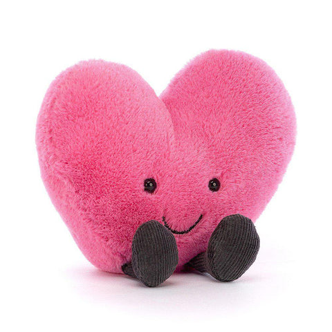 JellyCat Amuseable Heart Plush - Hot Pink