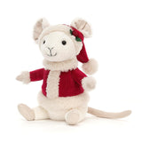 JellyCat Merry Mouse Plush - Santa
