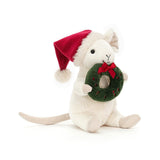 JellyCat Merry Mouse Plush - Wreath