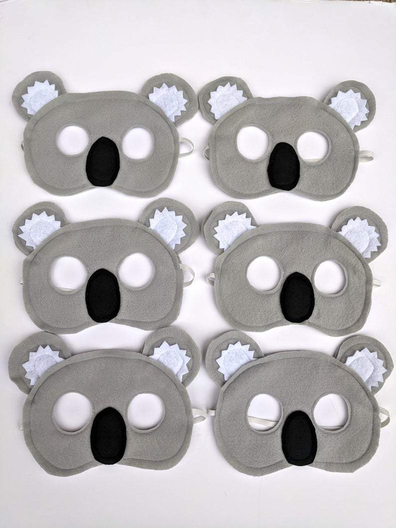 Made By Shellmo Felt Animal Masks - Koala