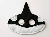 Made By Shellmo Felt Animal Masks - Orca Whale