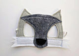 Made By Shellmo Felt Animal Masks - Wolf