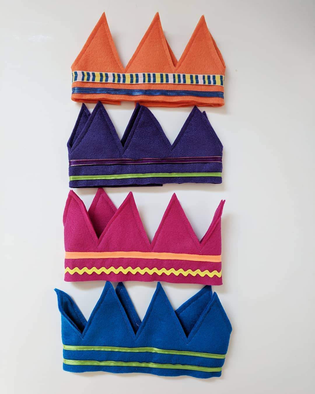 Made By Shellmo Felt Crown