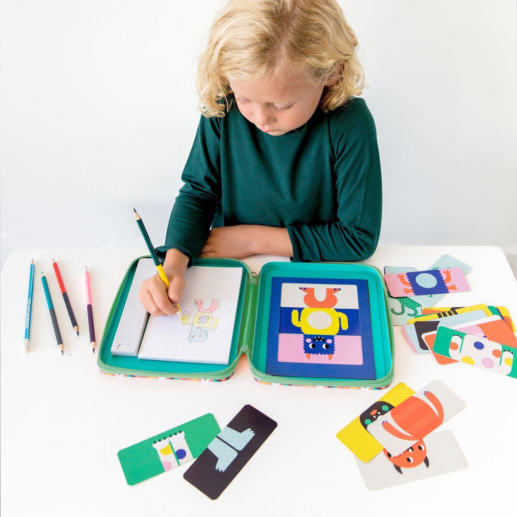 Monsters Design & Draw Kit