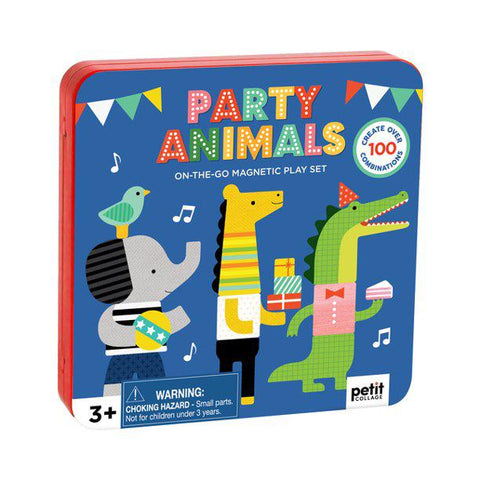 On-The-Go Magnetic Play Set - Party Animals