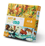 Opposites 48-Piece Puzzle - Hot and Cold