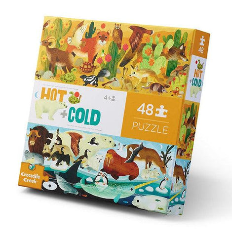 Opposites 48-Piece Puzzle - Hot and Cold
