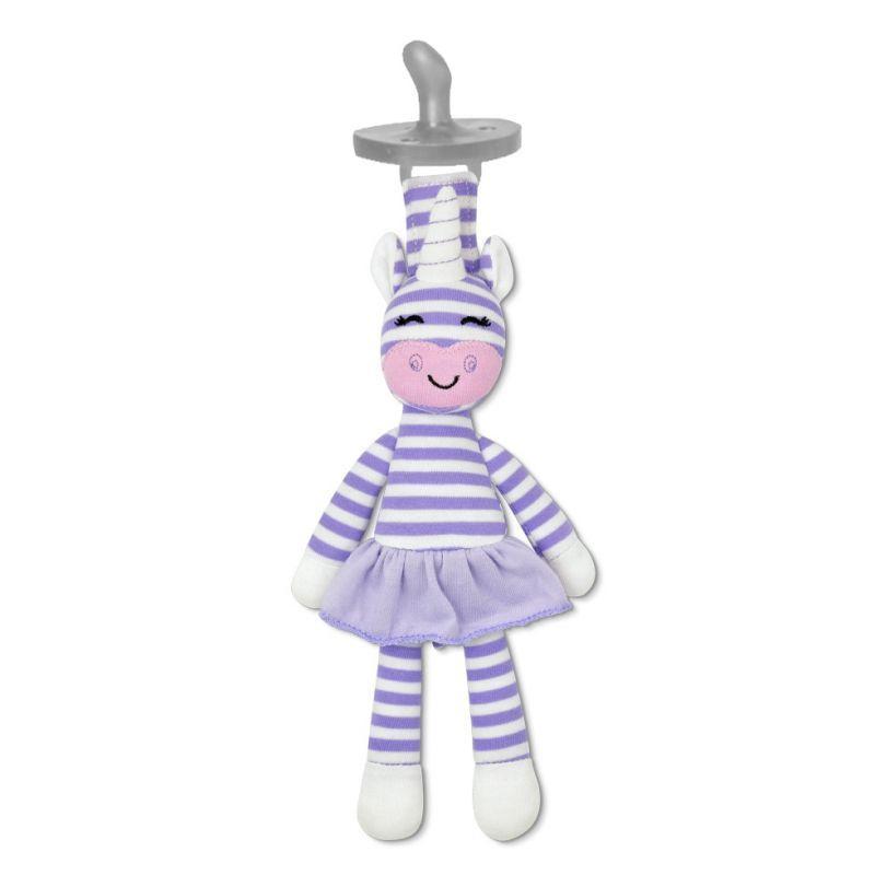 Organic Farm Buddies Pacifier Toys - Cupcake the Unicorn