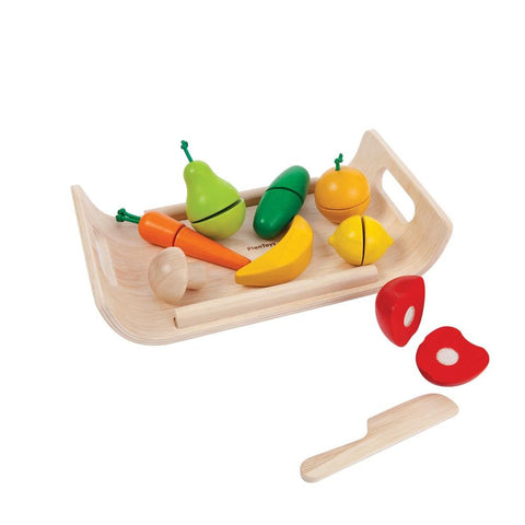 Plan Toys Assorted Fruits & Vegetables Set