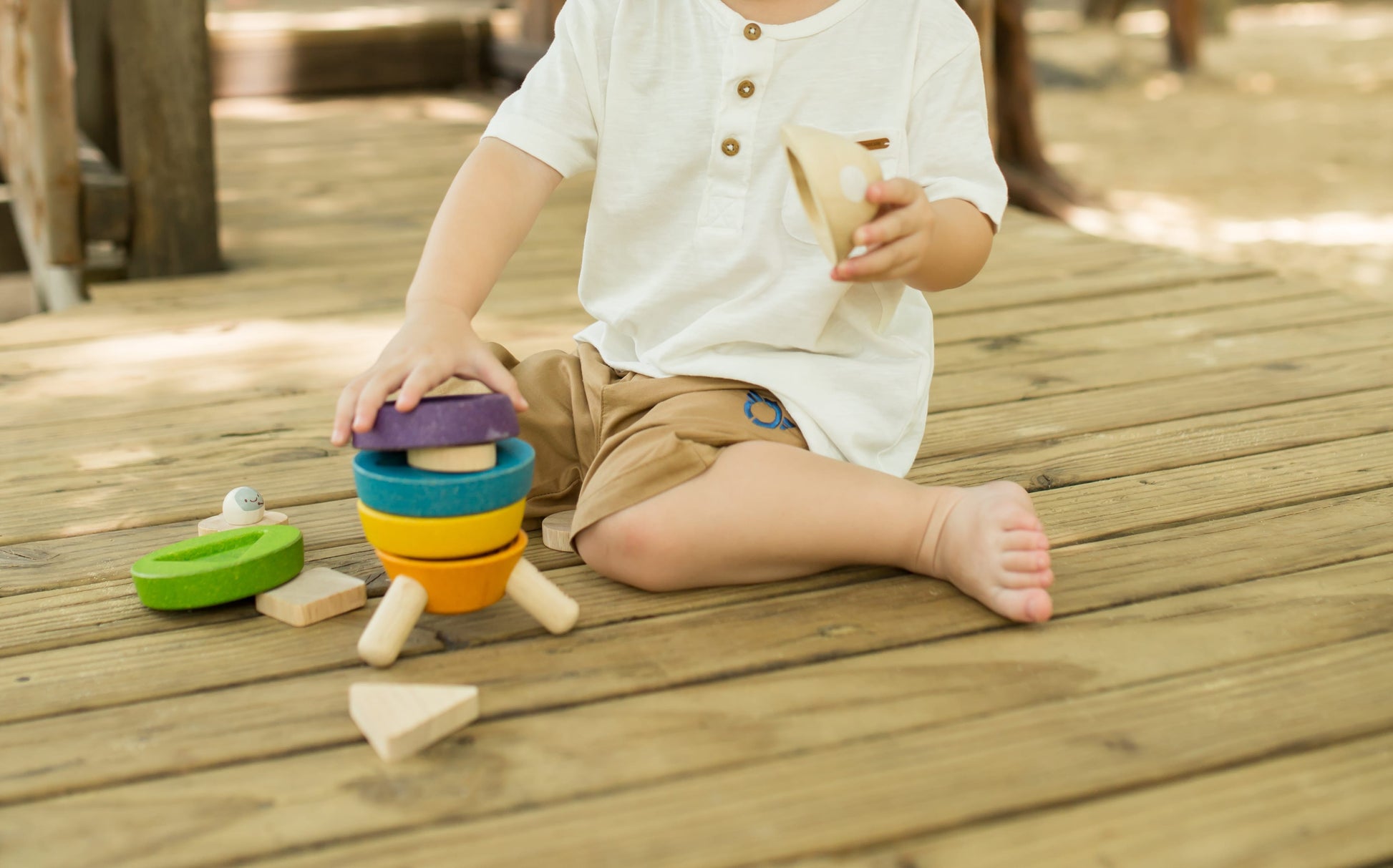 Plan Toys Stacking Rocket
