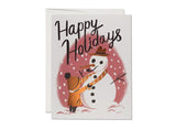 Red Cap Christmas Cards - My Friend the Snowman