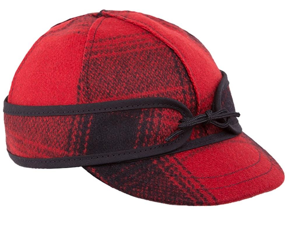 Stormy Kromer Lil' Kromer Hat - Red & Black Plaid