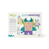 Tegu Pip Magnetic Wooden Block Sticky Monsters (8 Pieces)
