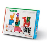 Wooden Stacking 10-Piece Playset - 123 Farm
