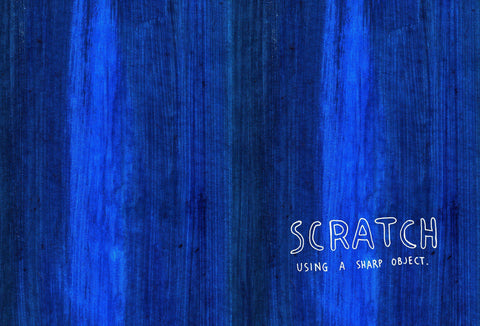 Wreck This Journal Scratch Using A Sharp Object